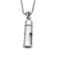 Stainless Steel Perfume Bottle Pendant, plated, fashion jewelry & for woman 