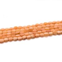 Red Aventurine Bead, Flat Oval, polished, DIY, red cm 
