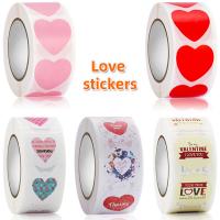 Adhesive Sticker Sealing Sticker, with Copper Printing Paper, Round, printing 25mm 