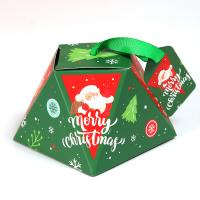 Paper Packing Gift Box, printing, Christmas Design 