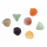 Смешанные бусы с драгоценными камнями, Природный камень, Лотос Seedpod, DIY, Много цветов для выбора продается PC