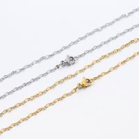 Fashion Stainless Steel Necklace Chain, 304 Stainless Steel, plated 2mm 