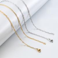 Fashion Stainless Steel Necklace Chain, plated, wave chain 1.8mm 