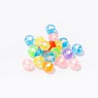 Acrylic Jewelry Beads, Heart, DIY & chemical wash, mixed colors 