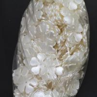 Acrylique calotte de perle, fleur, DIY, blanc Vendu par sol