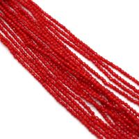 Natural Coral Beads, Round, DIY & faceted, red, 3mm Approx 38 cm 