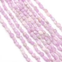 Kunzit Perlen, Unregelmäßige, DIY, hellviolett, 6-8mm, Länge:ca. 38 cm, verkauft von Strang