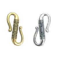 Brass S Shape Clasp, with Zinc Alloy, plated, DIY 