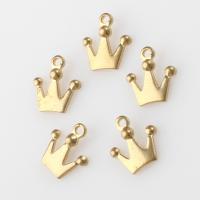 Brass Jewelry Pendants, Crown, original color 