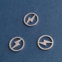 Stainless Steel Pendants, Lightning Symbol, plated, fashion jewelry & Unisex 