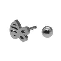 Stainless Steel Ear Piercing Jewelry, Bee, for woman, original color 