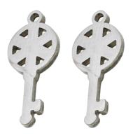 Stainless Steel Key Pendants, original color 