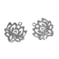 Stainless Steel Flower Pendant, Lotus 
