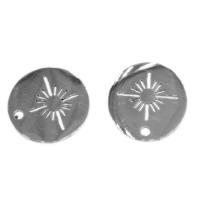 Stainless Steel Pendants, Round 