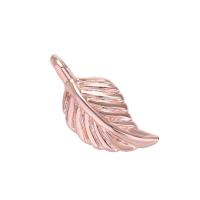 Sterling Silver Leaf Pendants, 925 Sterling Silver, Feather, plated, DIY 