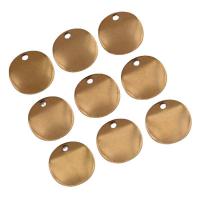 Brass Jewelry Pendants, plated, golden 
