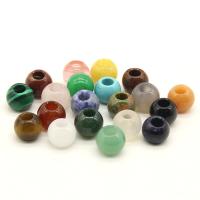 Смешанные бусы с драгоценными камнями, Полудрагоценный камень, Круглая, полированный, DIY, Много цветов для выбора, 12mm, продается PC