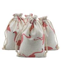 Cotton Jewelry Pouches Bags, Cotton Fabric, mixed colors 