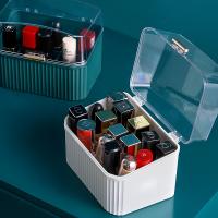 ABS Kunststoff Kosmetische Aufbewahrungsbox, mit PC Kunststoff, Tragbar, keine, 140x95x107mm, verkauft von PC