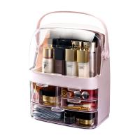 PVC Kunststoff Kosmetische Aufbewahrungsbox, Tragbar & mehrschichtig & verschiedene Größen vorhanden, keine, verkauft von PC