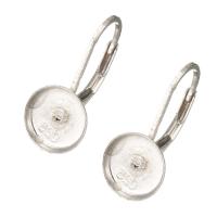 925 Sterling Silver Lever Back Earring Blank, Adjustable 
