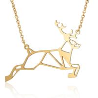 Titanium Steel Jewelry Necklace, Animal, for woman cm 