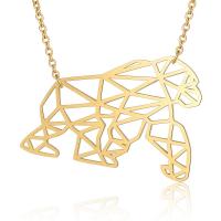 Titanium Steel Jewelry Necklace, Orangutan, for woman cm 