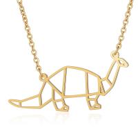 Titanium Steel Jewelry Necklace, Dinosaur, for woman cm 