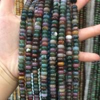 Perle agate indienne naturelle , abaque, DIY, couleurs mélangées cm, Vendu par brin