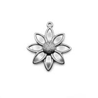 Stainless Steel Flower Pendant, fashion jewelry 