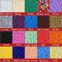 Opaque Glass Seed Beads, stoving varnish, DIY 