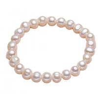 Pulseras de la perla, Perlas cultivadas de agua dulce, para mujer, más colores para la opción, longitud:aproximado 6.3 Inch, Vendido por UD