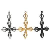 Stainless Steel Cross Pendants, fashion jewelry & DIY 53*75*12mm 