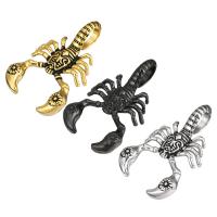 Stainless Steel Animal Pendants, Scorpion, fashion jewelry & DIY 36*58*17mm 