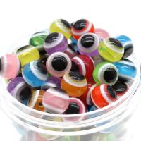 Böses Auge Harz Perlen, rund, DIY, keine, 1000PCs/Tasche, verkauft von Tasche