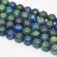 Perle Phenix en lapis Lazuli , Rond, poli, DIY, couleurs mélangées, 10mm cm, Vendu par brin