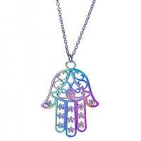 Zinc Alloy Hand Pendants, colorful plated, fashion jewelry, multi-colored cm 