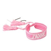 Polyester Bracelet, with 1.77inch extender chain, Embroidery, embroidered & Unisex & with letter pattern, 35mm Approx 5.9 Inch 