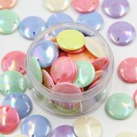 Perles acryliques nature, Acrylique, Rond, moulage par injection, DIY, multicolore, 20mm, Vendu par sol