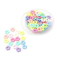 Solid Color Acrylic Beads, Flower, DIY 19mm 