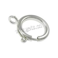 Brass Spring Ring Clasp, plated 12mm 