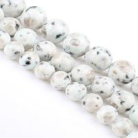Lotus Jaspis Perlen, Lotos Jaspis, rund, poliert, DIY, gemischte Farben, Länge:39 cm, verkauft von Strang