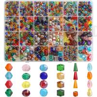 Mixed Crystal Beads, with Plastic Box, DIY, 3-10mm 