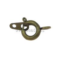 Brass Spring Ring Clasp, plated 6mm 