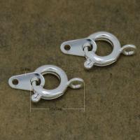 Brass Spring Ring Clasp, plated Approx 2mm 