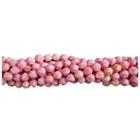 Perles de coquillage rose naturel, coquille rose, Rond, poli, Surface de coupe de l'étoile & DIY, rose, 8mm cm, Vendu par brin