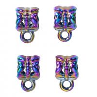 Zinc Alloy Bail Beads, colorful plated, fashion jewelry, multi-colored 