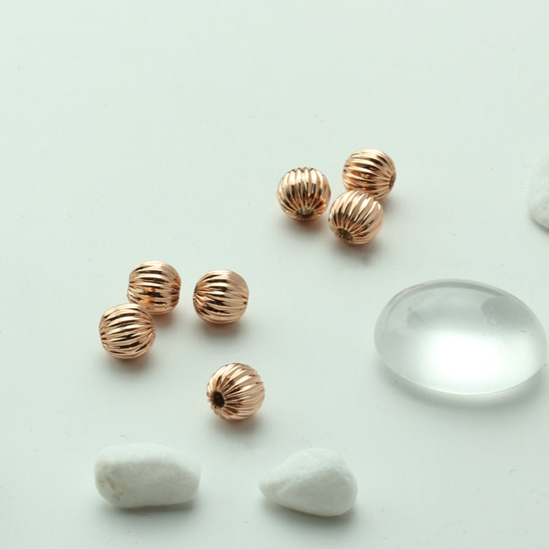 Brass Jewelry Beads, plated, DIY & different size for choice, more colors for choice, Sold By PC