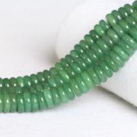 Perle en aventurine verte, abaque, poli, DIY & normes différentes pour le choix, Vendu par brin