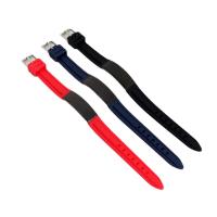 Silicone Bands, with Titanium Steel, plated, dyed & Unisex Approx 9.25 Inch 